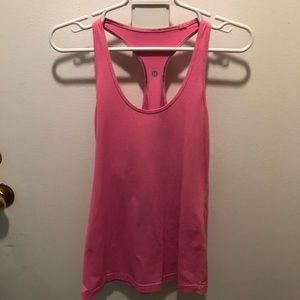 Lululemon pink racerback tank